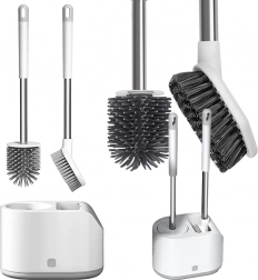 Silikónová WC kefa 2v1