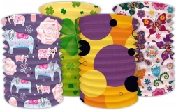 Papierový lampión valec na karneval