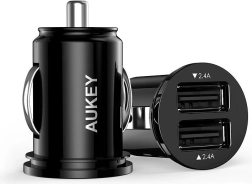 Aukey mini autonabíjačka 2× USB 24 W s technológiou AiPower