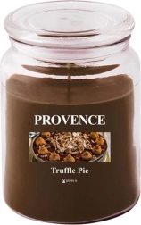 Vonná sviečka v skle PROVENCE lanýžový koláč 95 h