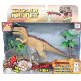 Interaktívny dinosaurus T‑Rex so zvukmi a svetlom