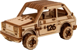 Drevené 3D puzzle – rallye auto model 3