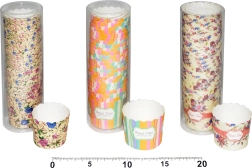 Pevné farebné cukrárske košíčky 5 cm, 25 ks