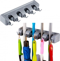 Nástenný držiak na náradie a kefy s háčikmi