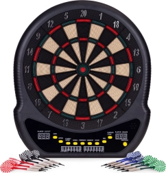 Elektronický terč LCD 48 cm s 27 hrami a 12 šípkami