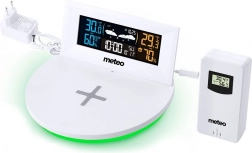 Digitálna meteostanica s rýchlou bezdrôtovou nabíjačkou Meteo