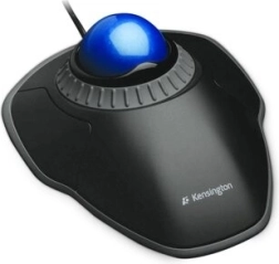 Orbitálny trackball s rolovacím krúžkom