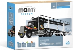 Stavebnica Monti System Autorodeo Trailer Western Star