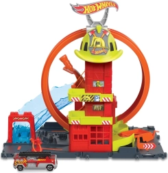 Hot Wheels City super hasičská stanica so slučkou