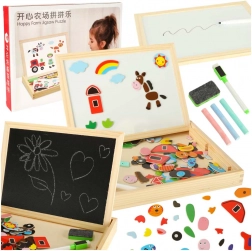 Magnetická a Krídová Tabuľa s Puzzlemi