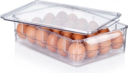 Plastový organizér na vajcia s vekom na 24 kusov