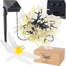 Solárne dekoratívne svetlá s vážkami