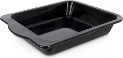 Smaltovaný hlboký obdĺžnikový plech na pečenie 36 × 26 × 5 cm