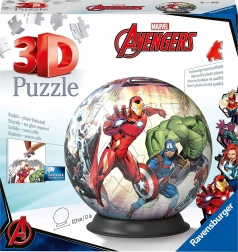 Ravensburger 3D Puzzleball Marvel Avengers – 73 dielikov