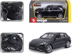 Bburago 1:24 Porsche Macan čierne 18-21077