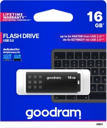 USB flash disk 16 GB GOODRAM UME3 (USB 3.0) čierny