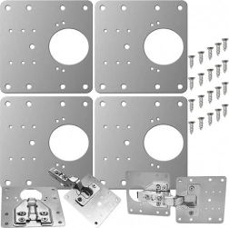 Opravné dosky na nábytkové závesy - sada 4 ks