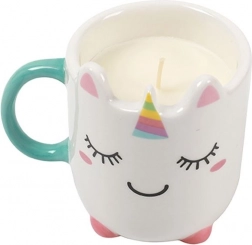 Jednorožčí hrnček so sójovou sviečkou