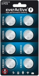 Sada lítiových batérií everActive 8 ks