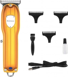 Zlatý bezdrôtový zastrihávač vlasov a brady MÄRSKE