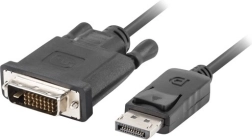 Kábel DisplayPort na DVI-D (24+1) 1m čierny
