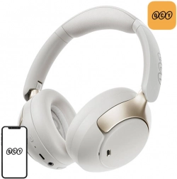 qcy h3 pro bezdrôtové over-ear slúchadlá s anc – biela