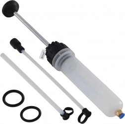 Ručná olejová pumpa 200 ml s PVC hadicami