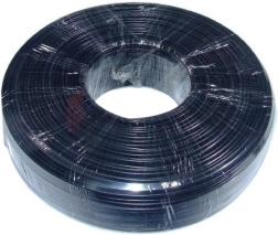 Telefónny kábel 4 žily čierny 100 m kotúč