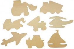 Obkresľovacie obrázky dopravných prostriedkov Bigjigs Toys