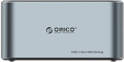 ORICO dokovacia stanica pre 2.5"/3.5" HDD/SSD s klonovaním, USB 3.2 Gen1 5 Gb/s, USB‑C na USB‑C/USB‑A (čierna)
