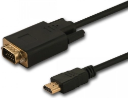 HDMI na VGA kábel 1,8 m s aktívnym čipom