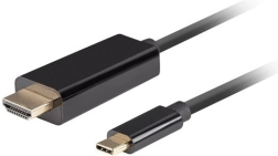 Kábel USB-C na HDMI 1 m 4K 60 Hz čierny - 1 kus