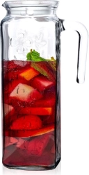 Sklenený džbán s viečkom 1,2 l