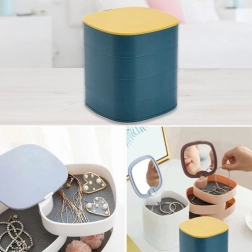 Viacúrovňová šperkovnica - modrá