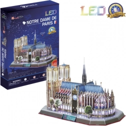 Svietiace 3D puzzle Katedrála Notre-Dame 149 dielikov
