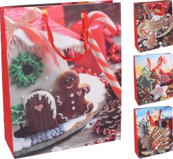 Vianočná darčeková taška veľkosti M