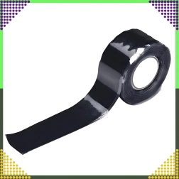 Samofixačná silikónová tesniaca páska, čierna 25 mm × 3 m