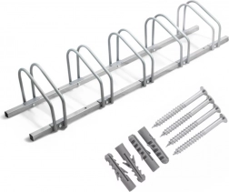 stojan na 5 bicyklov – univerzálny nástenný aj podlahový pre plášte 35–60 mm