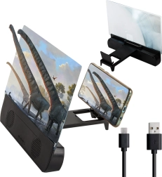 Lupa na displej telefónu s reproduktorom Bluetooth