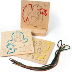 Bigjigs Toys prevliekanie podľa čísel – rozprávky