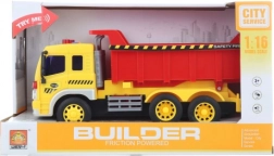 Auto vyklápačka na batérie so svetlami a zvukmi