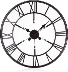 Nástenné hodiny Antic Black 60 cm