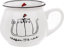 Keramický hrnček s mačkami 300 ml