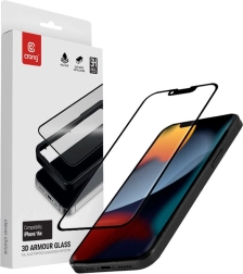 3D tvrdené sklo Armour Glass pre Apple iPhone 16e / iPhone 14 / iPhone 13 / iPhone 13 Pro s inštalačným rámikom