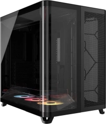 Počítačová skriňa mid‑tower AIR 5400 RS‑R ARGB, čierna