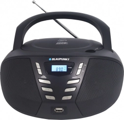 Boombox FM CD/MP3/USB/AUX čierny