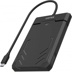 externý box UNITEK pre 2,5" SATA SSD/HDD s USB‑C, UASP, 5 Gbps