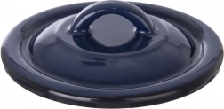 Smaltované veko modré 12 cm