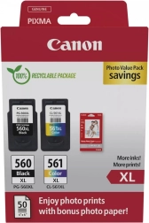 Atrament Canon PG-560XL/CL-561XL s fotografickým papierom
