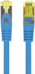 Patchcord kat. 6A S/FTP LSZH CU 0,25 m modrý